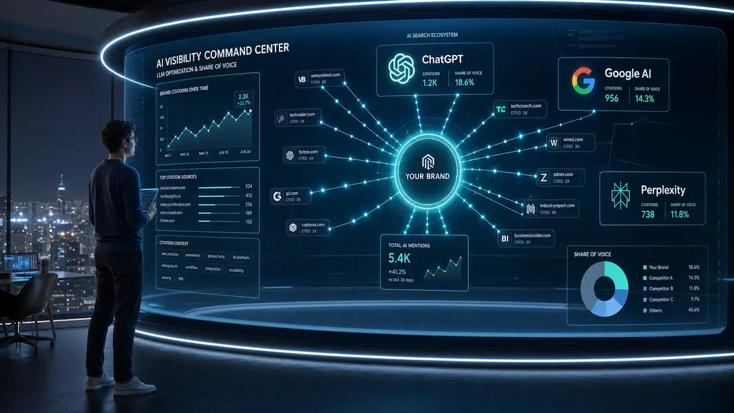 Leading LLM Optimizers To Improve AI Visibility